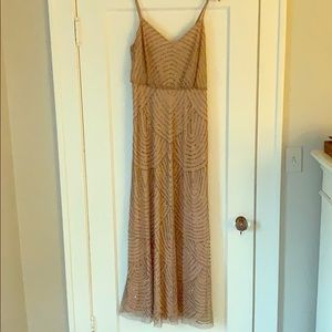 Adrianna Papell beaded gown